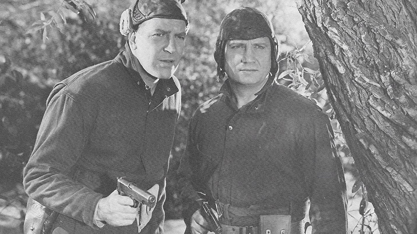 Backdrop for Don Winslow of the Coast Guard