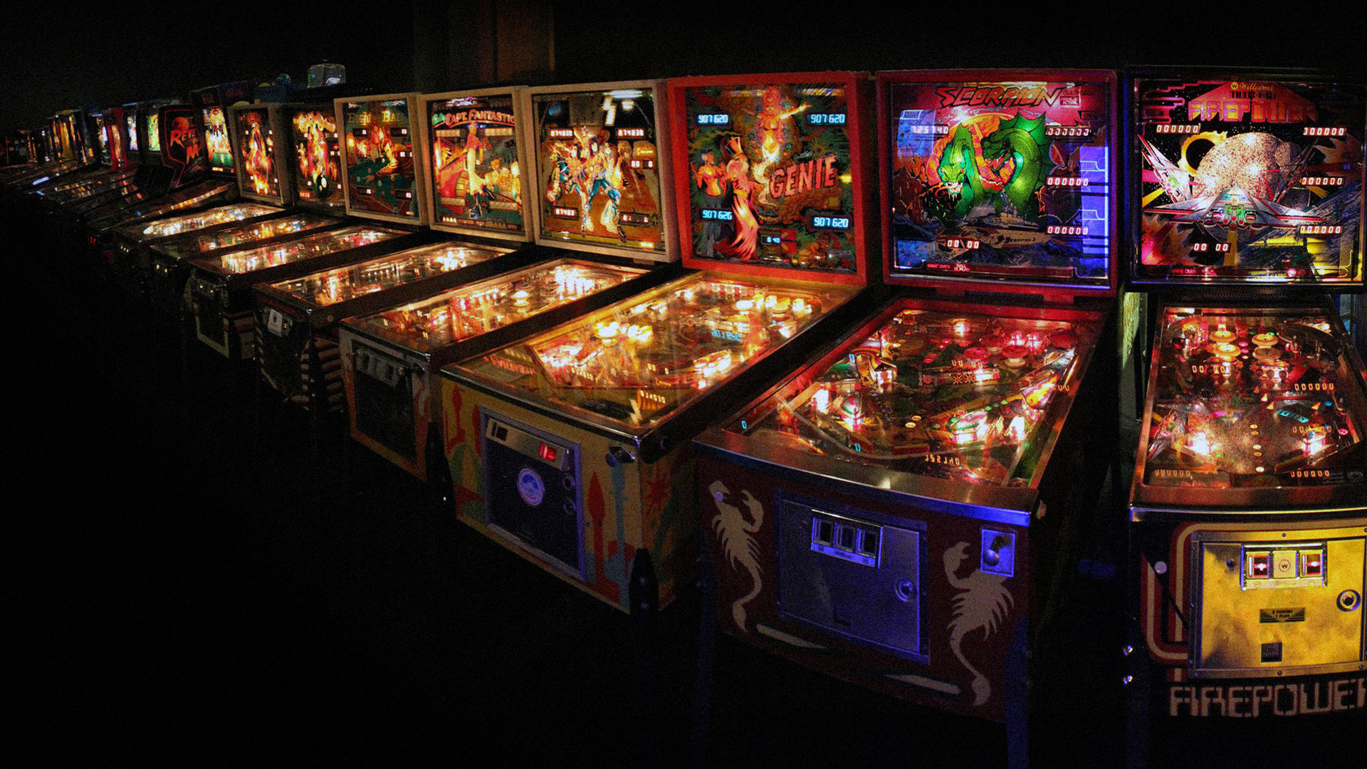 Backdrop for Shoot Again: The Resurgence of Pinball