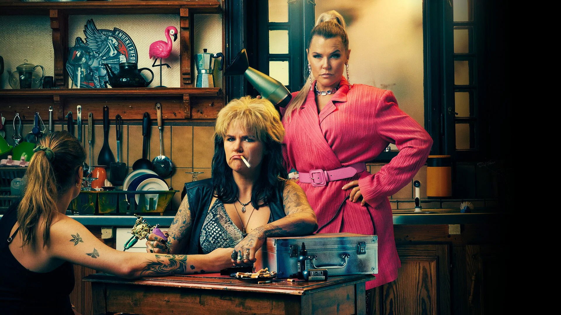 Backdrop for Tabitas Tattoo änd cär