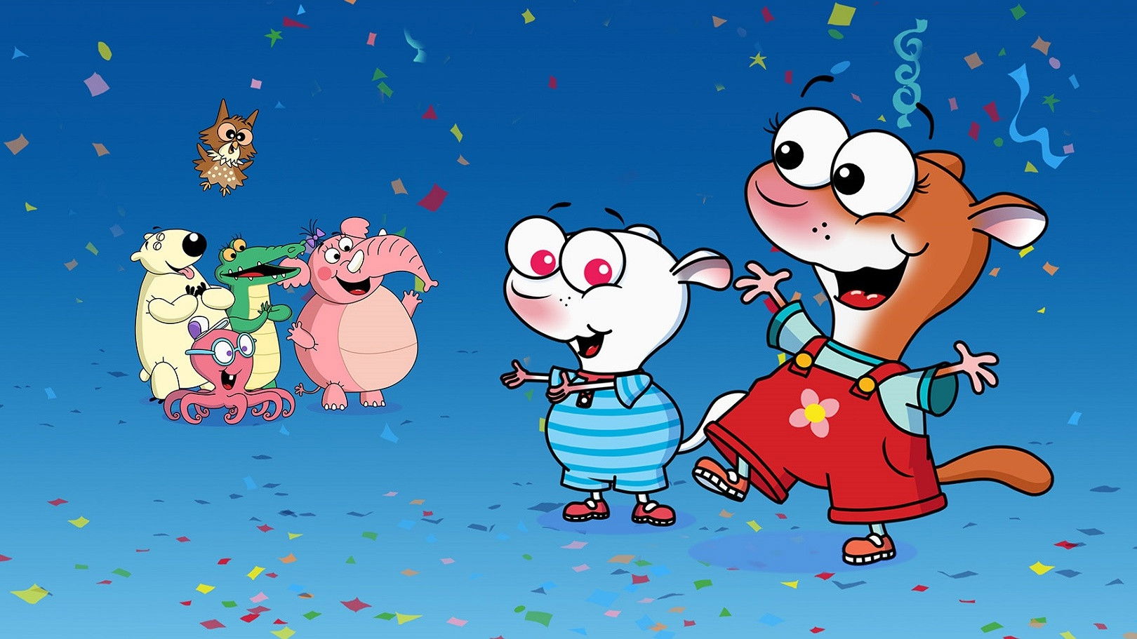 Backdrop for Yaya and Zouk