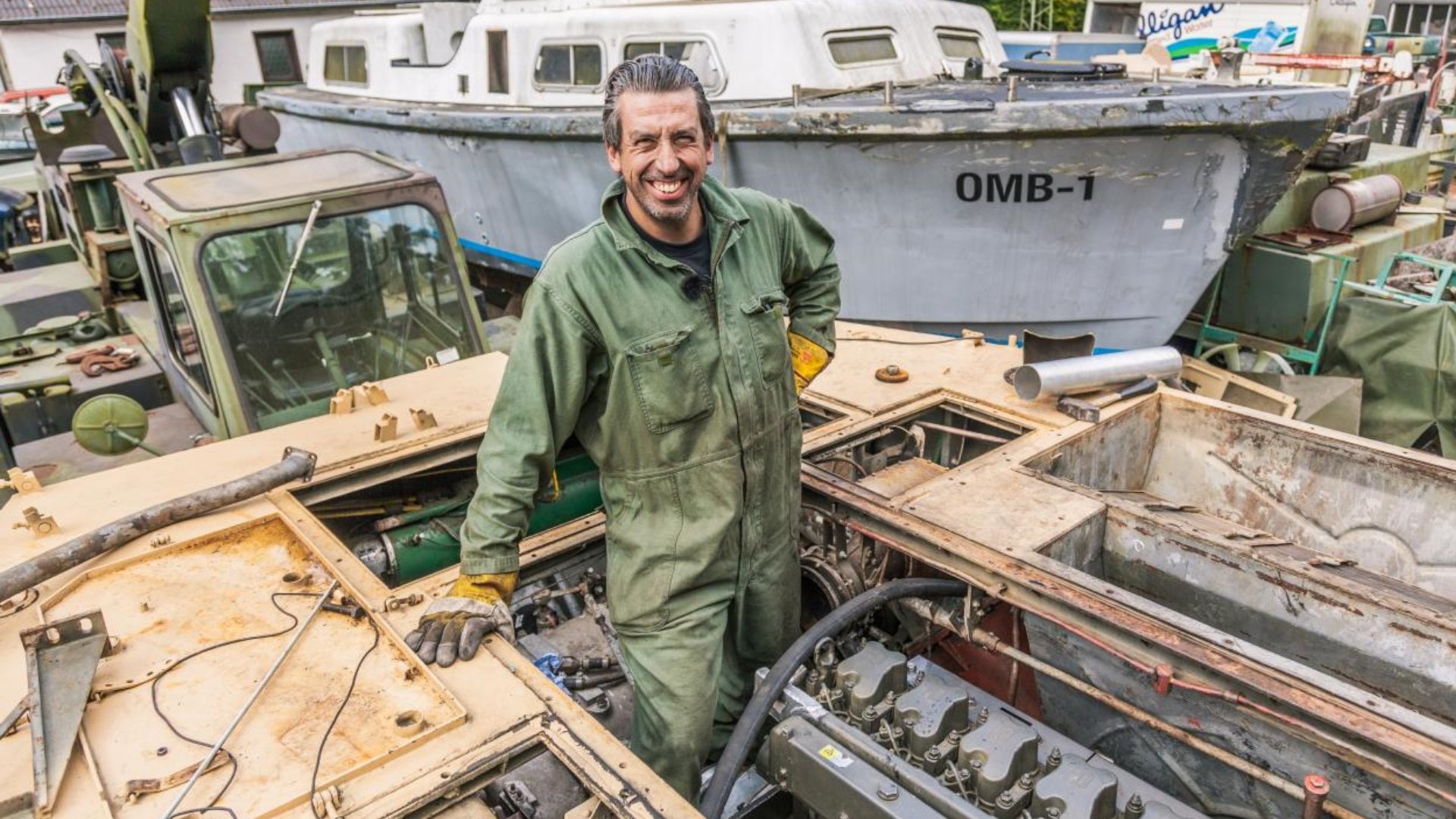 Backdrop for Steel Buddies – Stahlharte Geschäfte