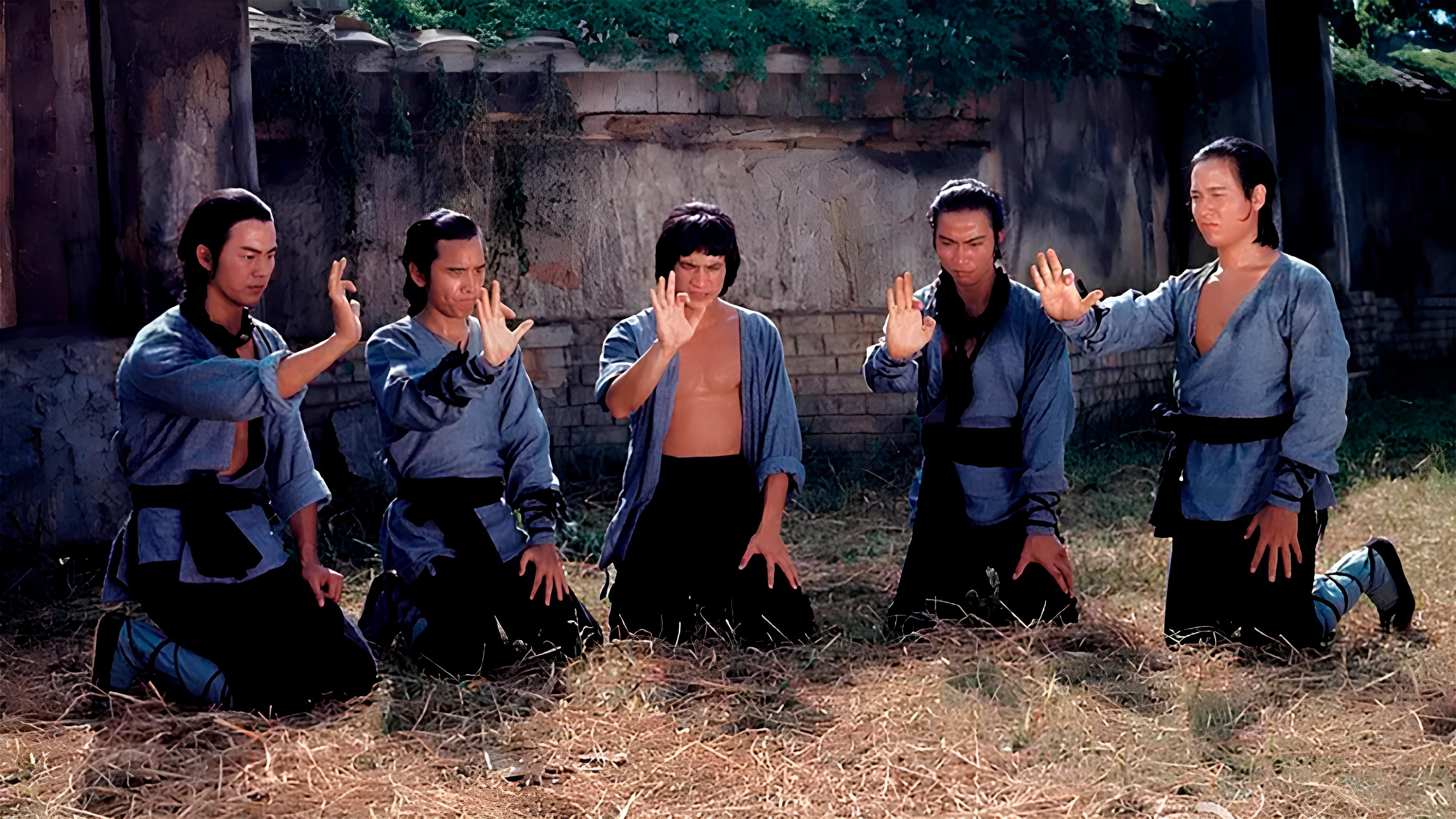 Backdrop for Five Shaolin Masters