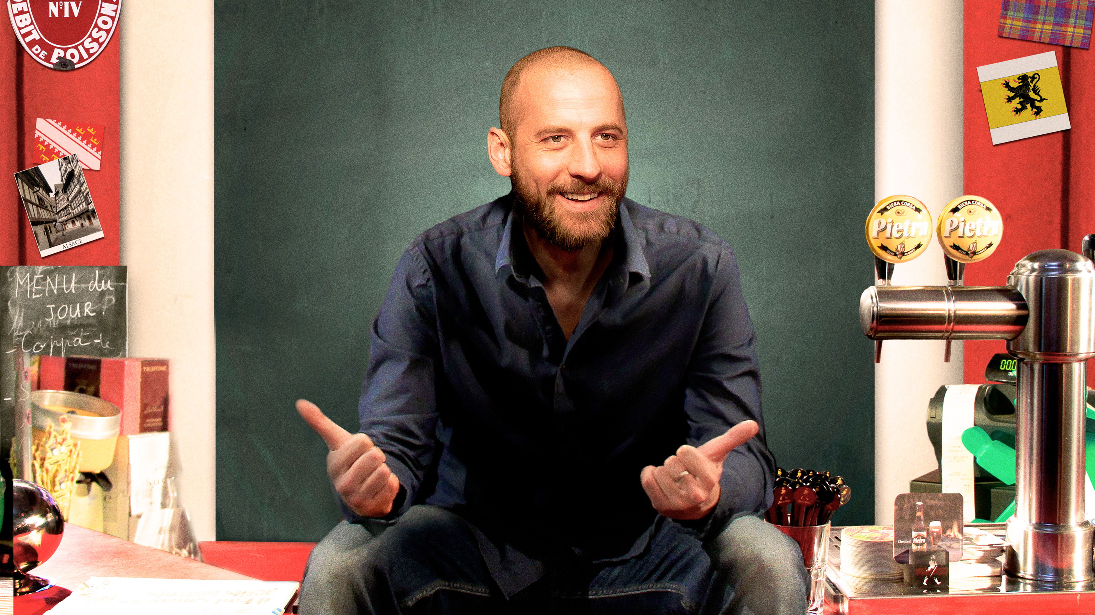 Backdrop for Au bistro du coin