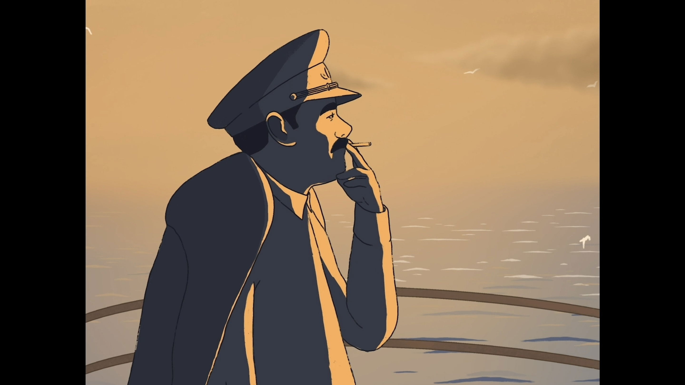 Backdrop for The Captain and the Caspian Sea