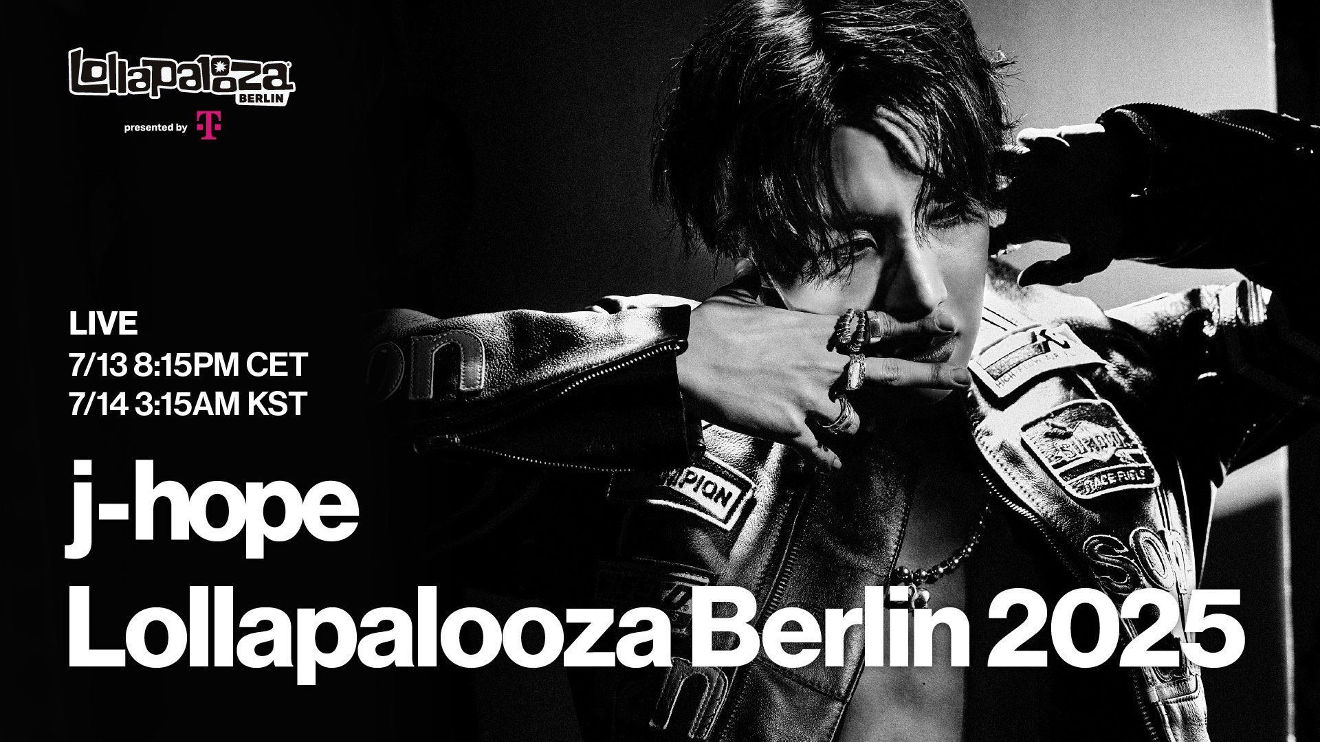 Backdrop for j-hope Lollapalooza Berlin