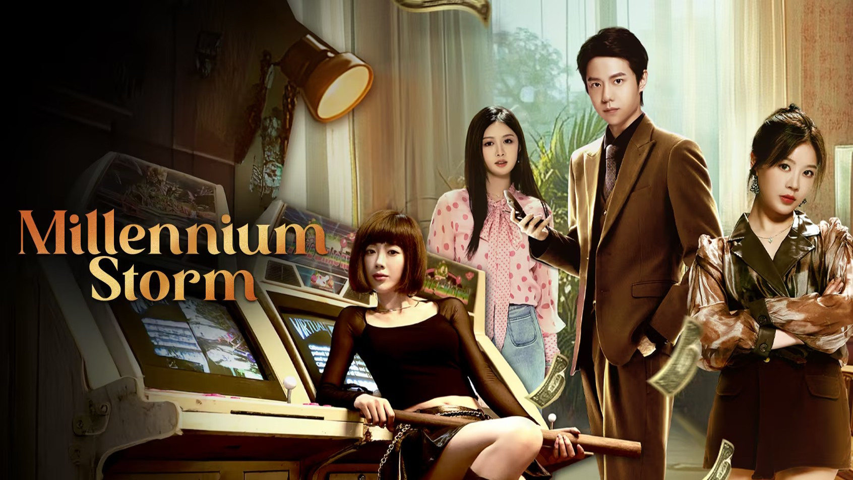 Backdrop for Millennium Storm