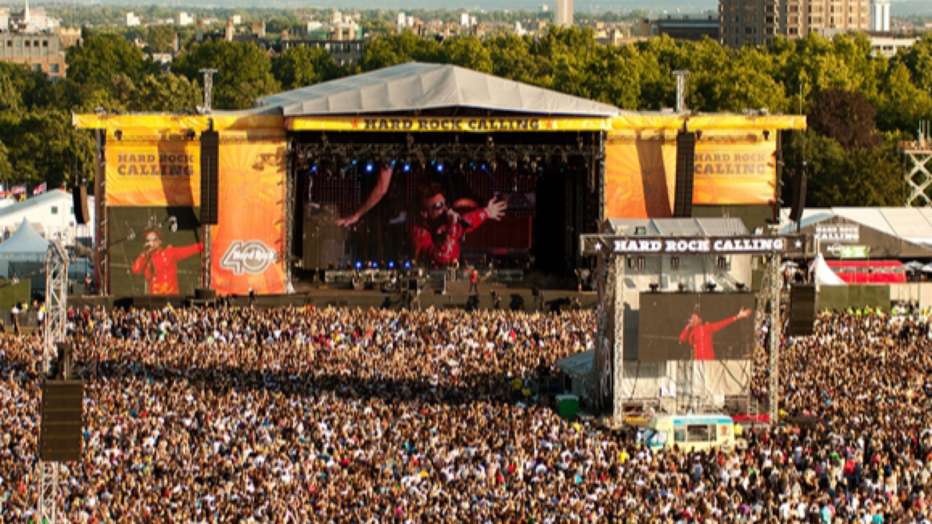 Backdrop for Hard Rock Calling 2011