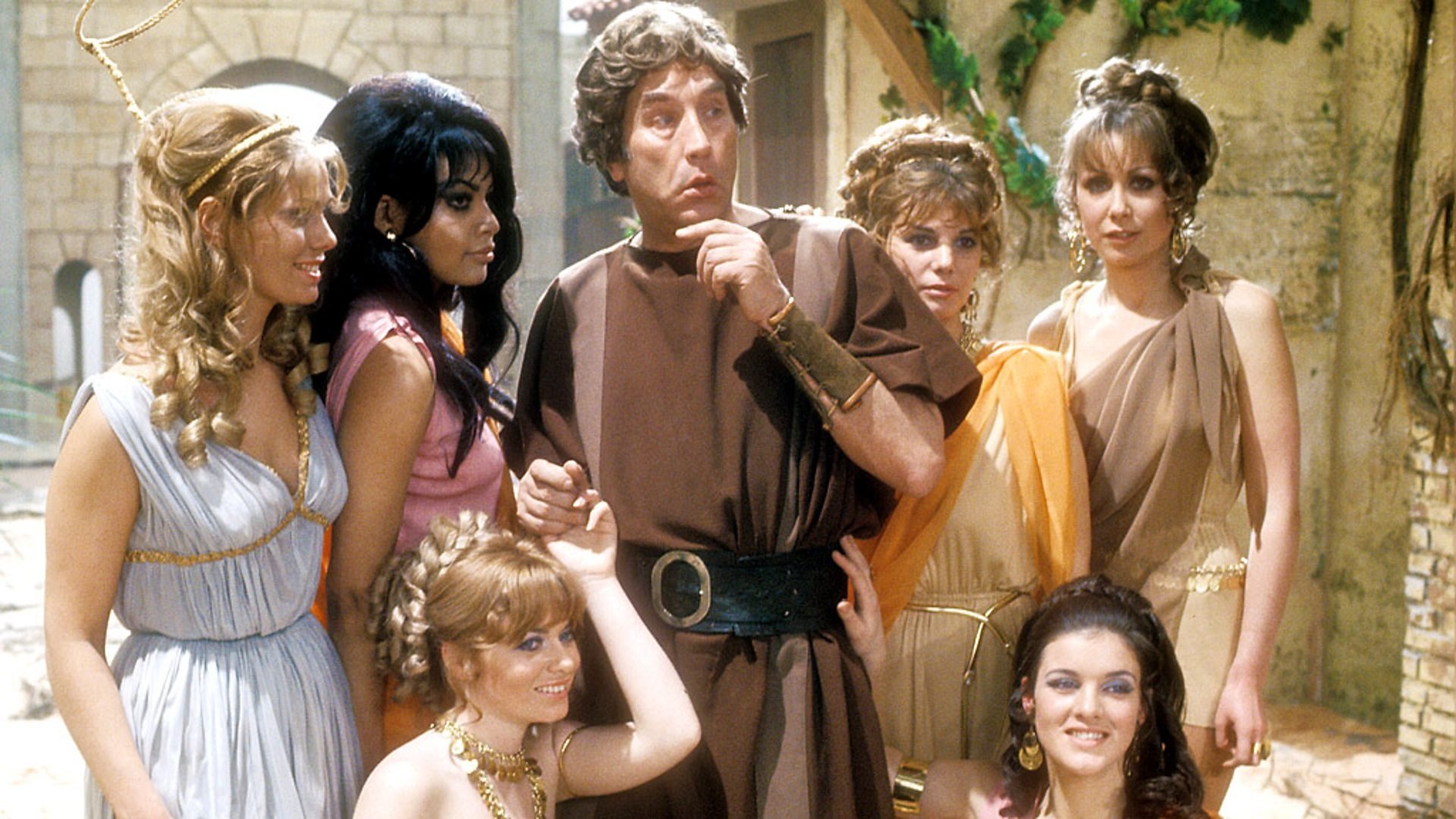 Backdrop for Up Pompeii!