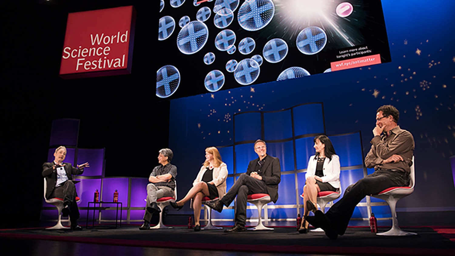 Backdrop for World Science Festival