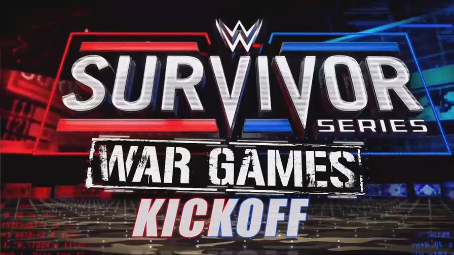 Backdrop for WWE Survivor Series WarGames 2022 Kickoff