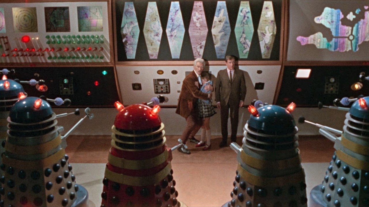 Backdrop for Dr. Who and the Daleks