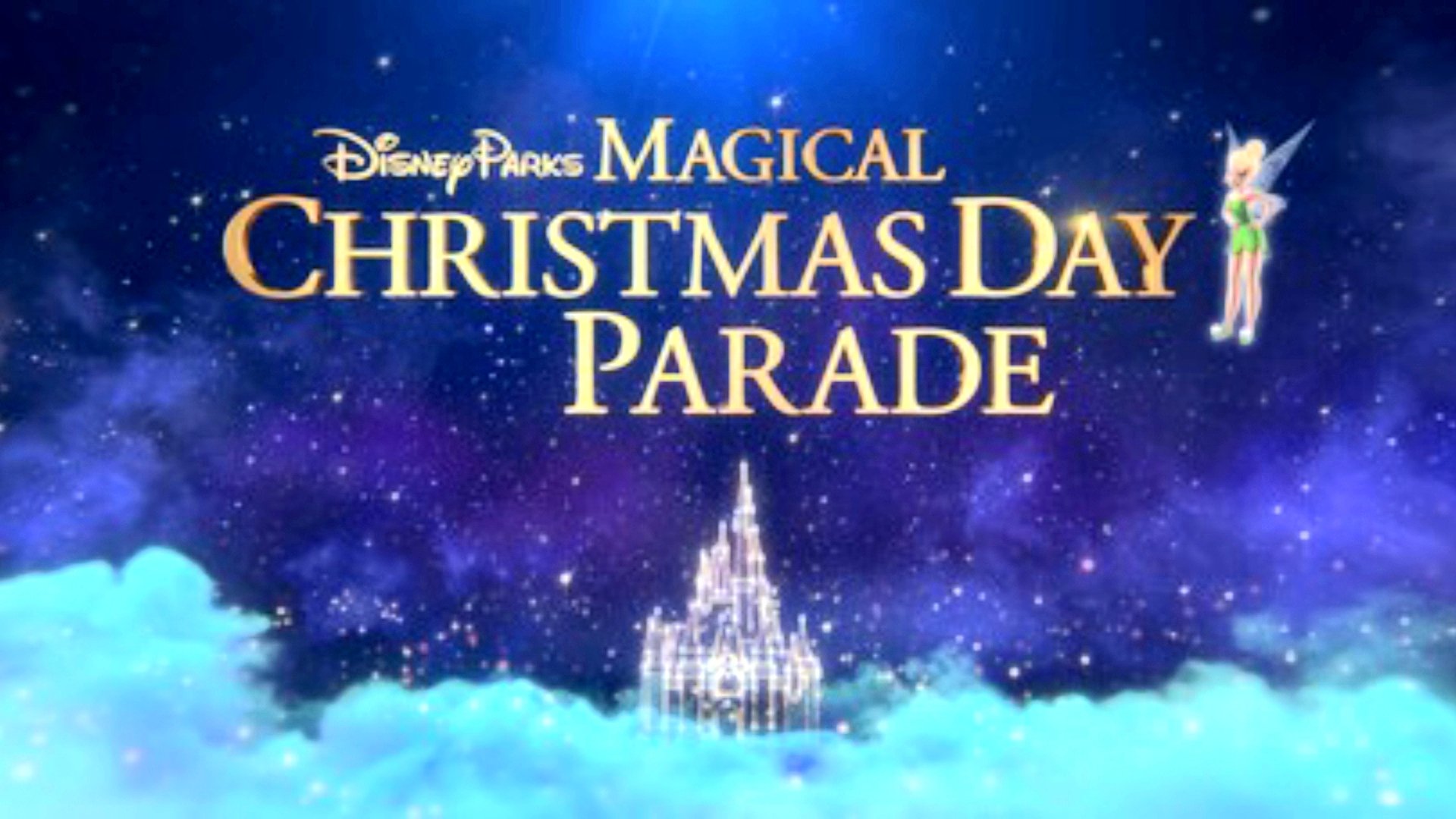 Backdrop for Disney Parks Magical Christmas Day Parade