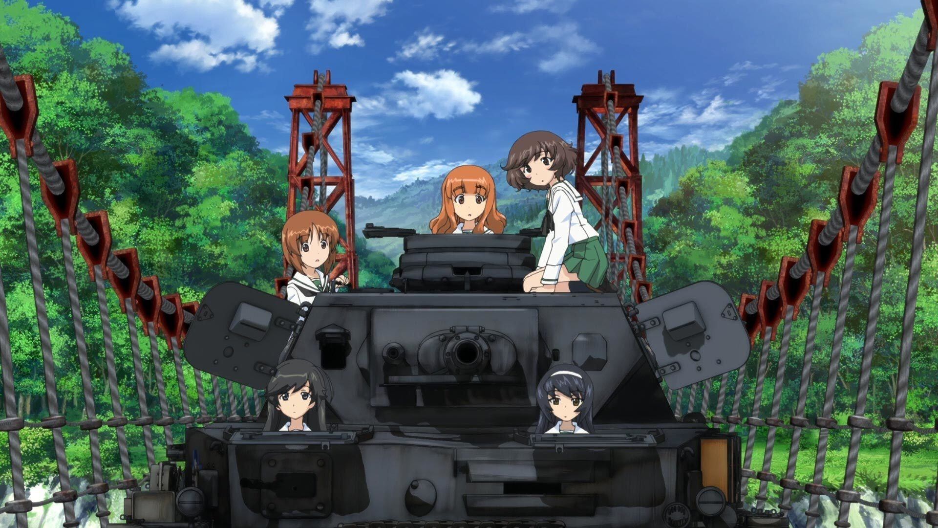 Backdrop for Girls und Panzer der Film