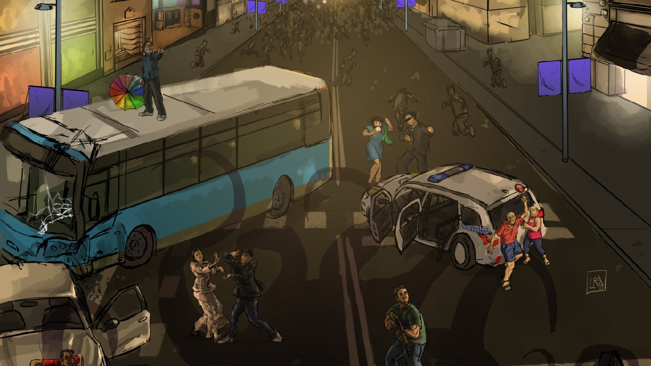 Backdrop for Bukraken!