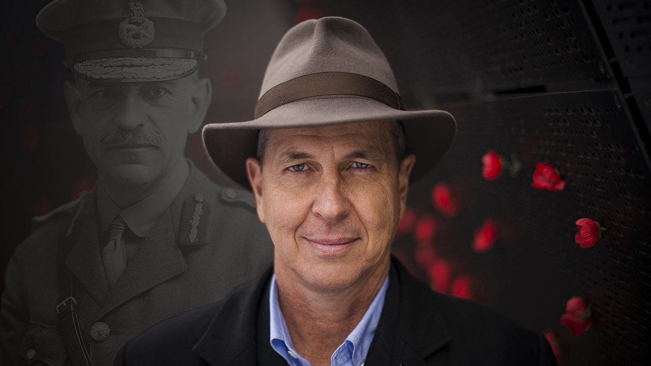 Backdrop for Monash and Me: Peter Greste on Australia's Great Commander