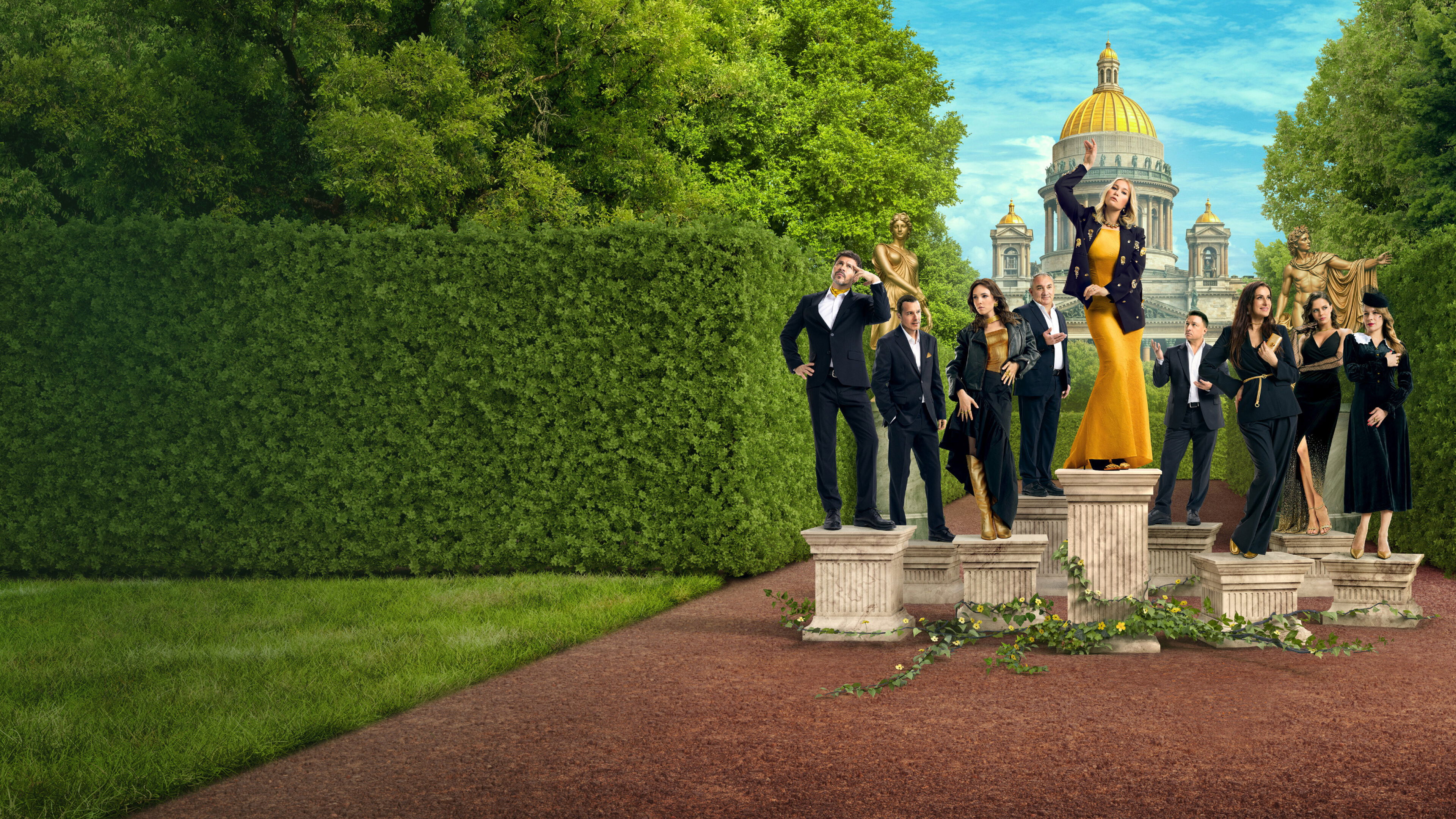 Backdrop for Unprincipled in St-Petersburg