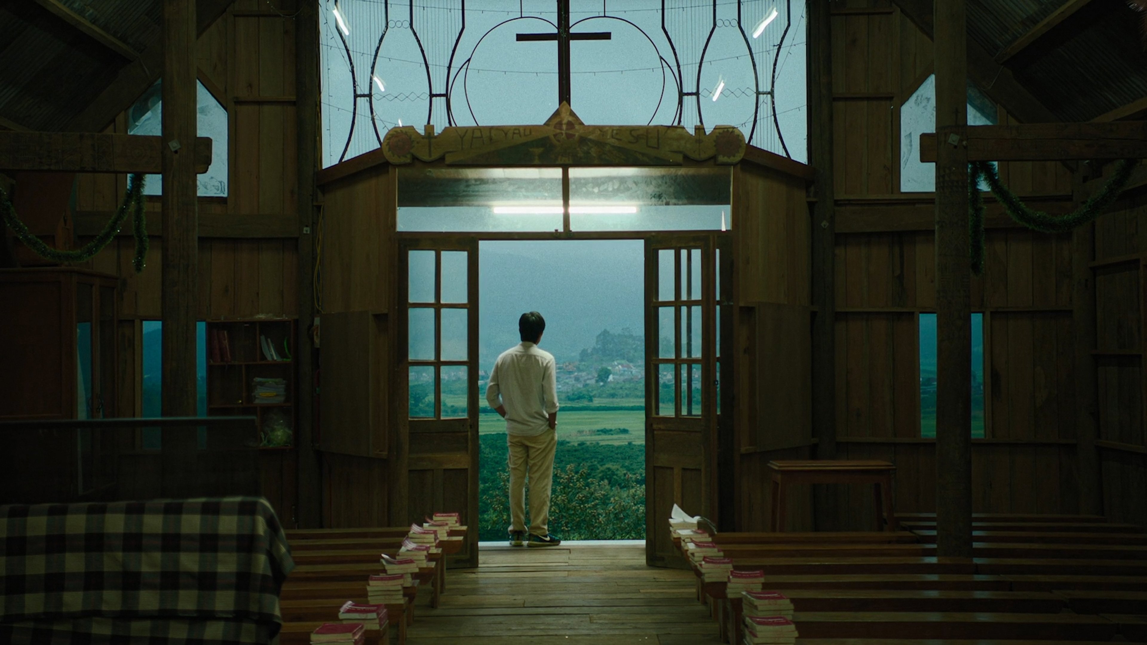 Backdrop for Inside the Yellow Cocoon Shell