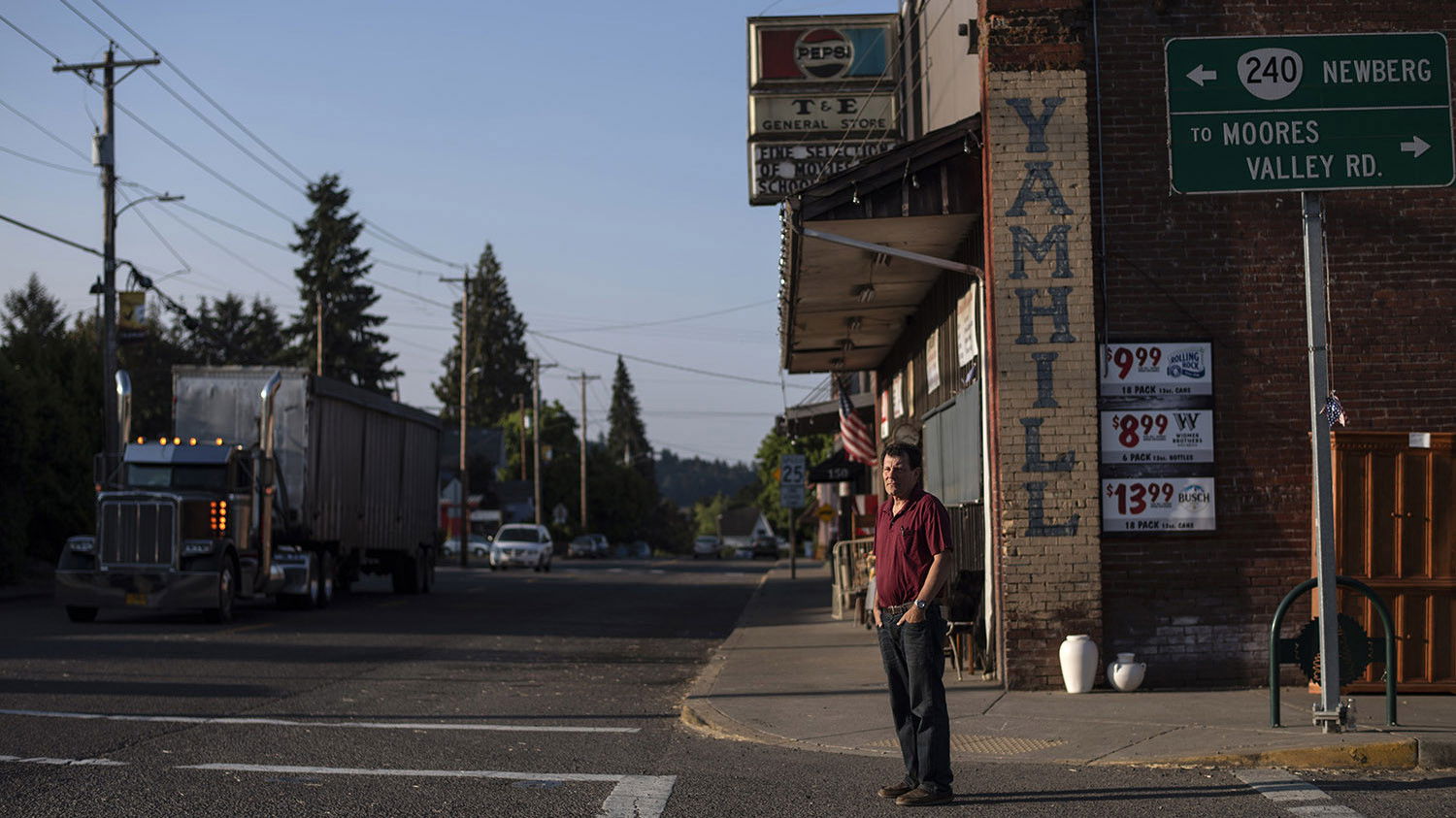 Backdrop for Tightrope: Americans Reaching for Hope
