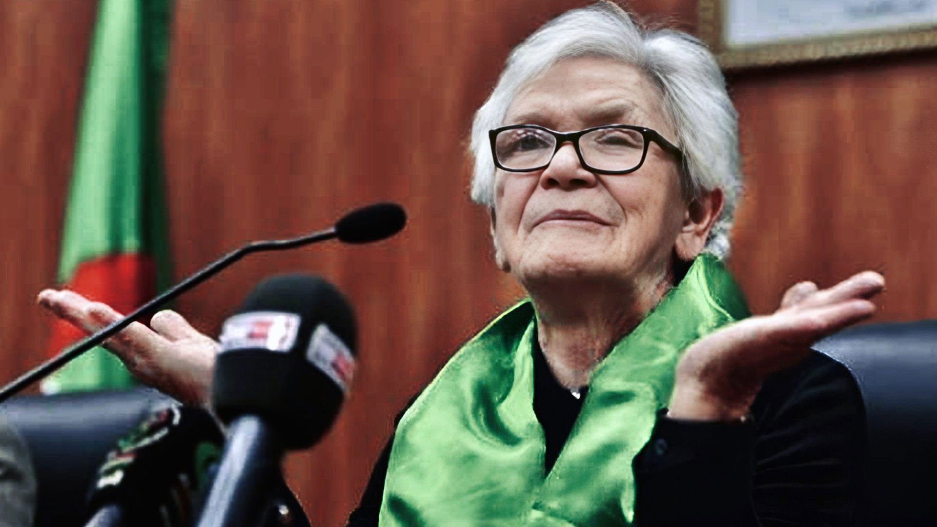 Backdrop for Woman of Courage - Louisa Ighilahriz