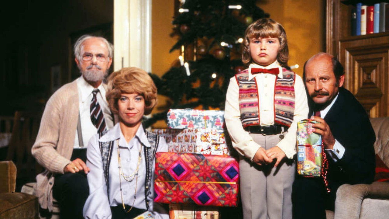 Backdrop for Christmas at Hoppenstedts