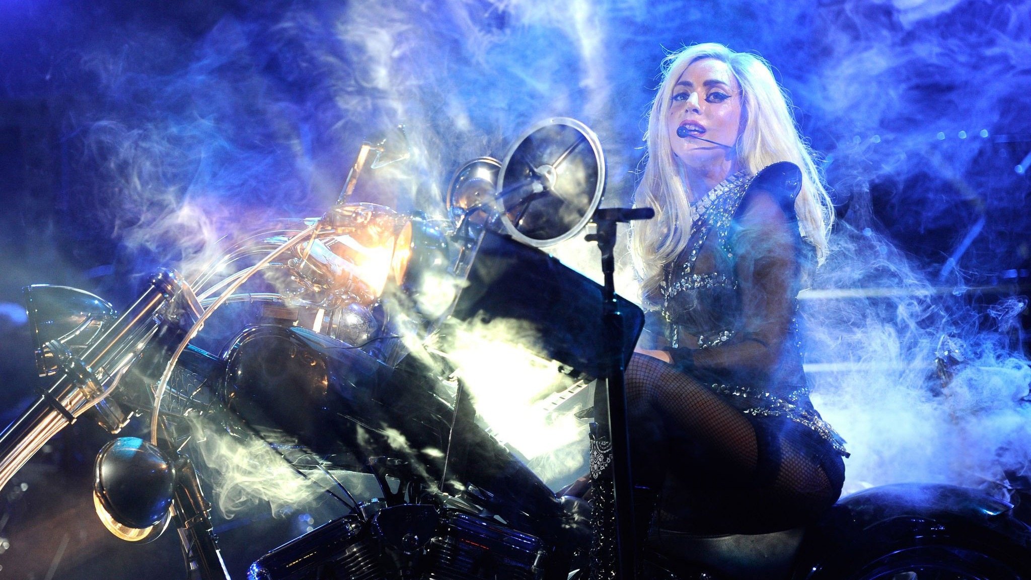 Backdrop for Lady Gaga - iHeartRadio Music Festival 2011