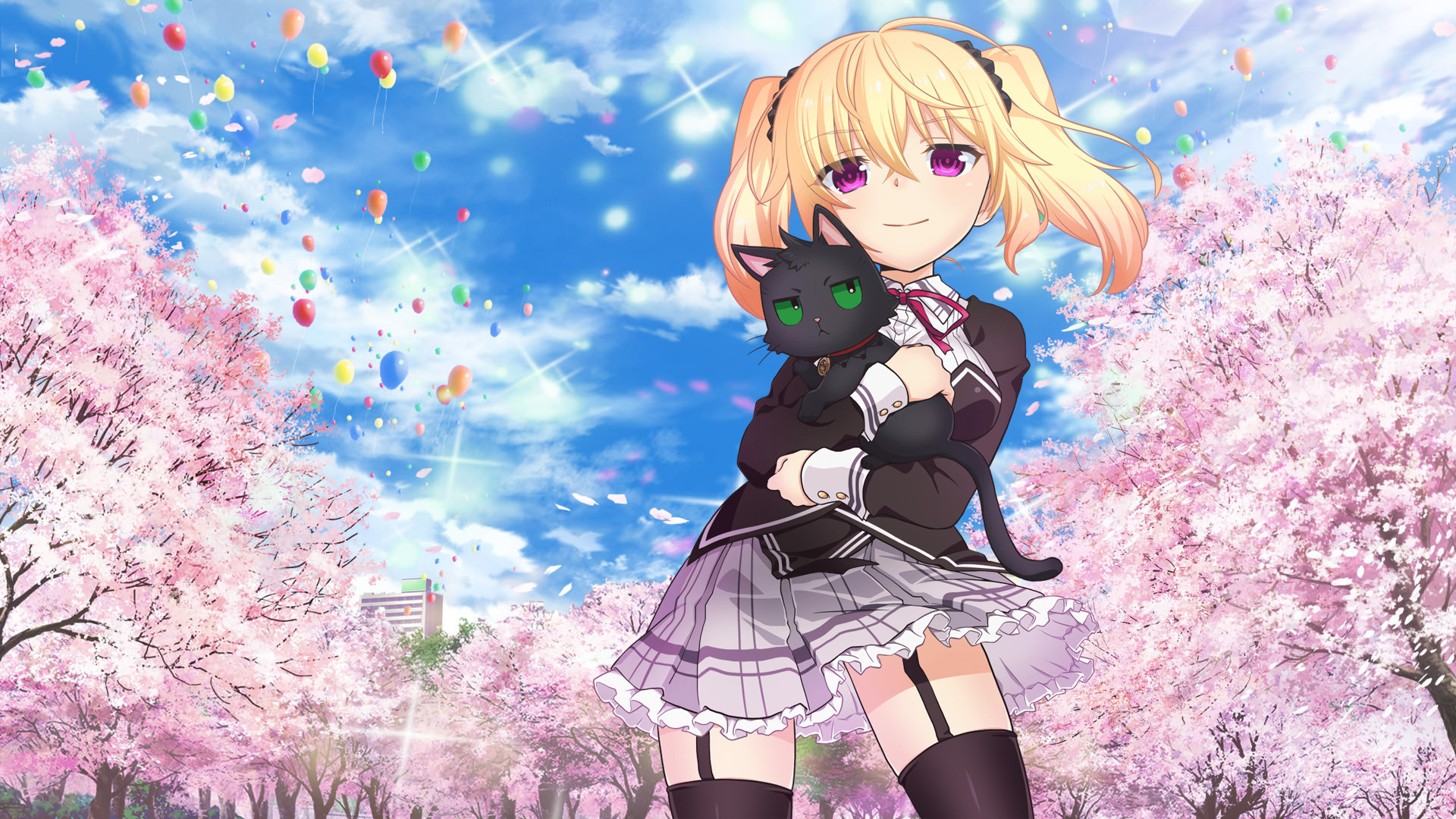 Backdrop for Nora, Princess, and Stray Cat