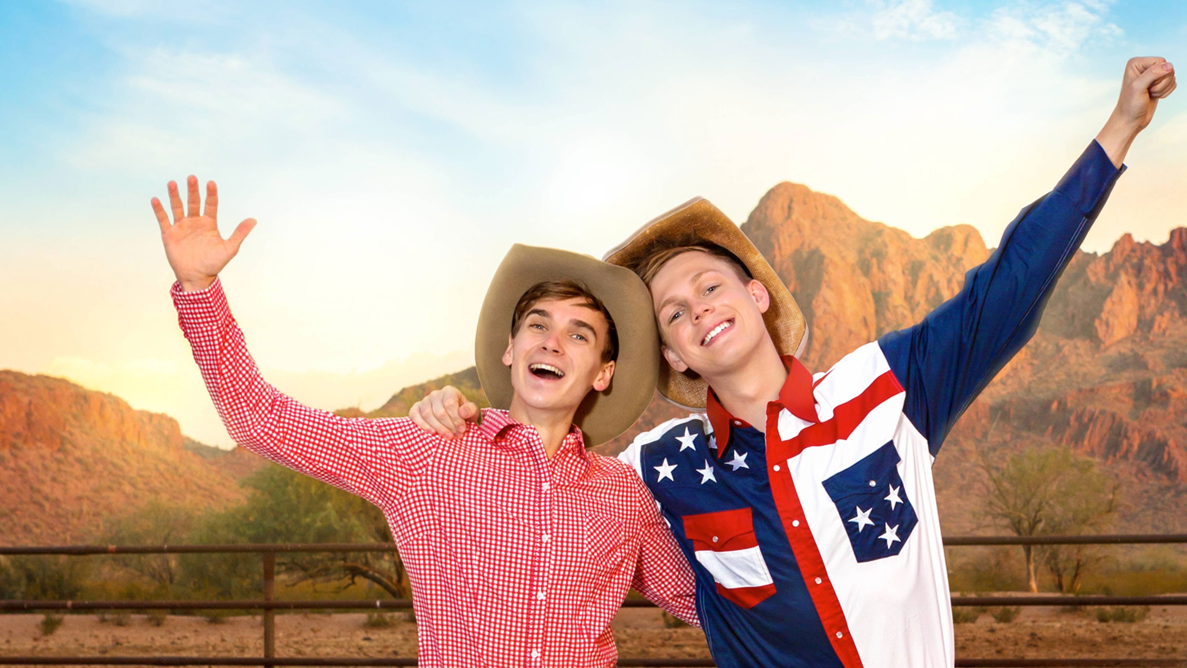 Backdrop for Joe & Caspar Hit the Road USA