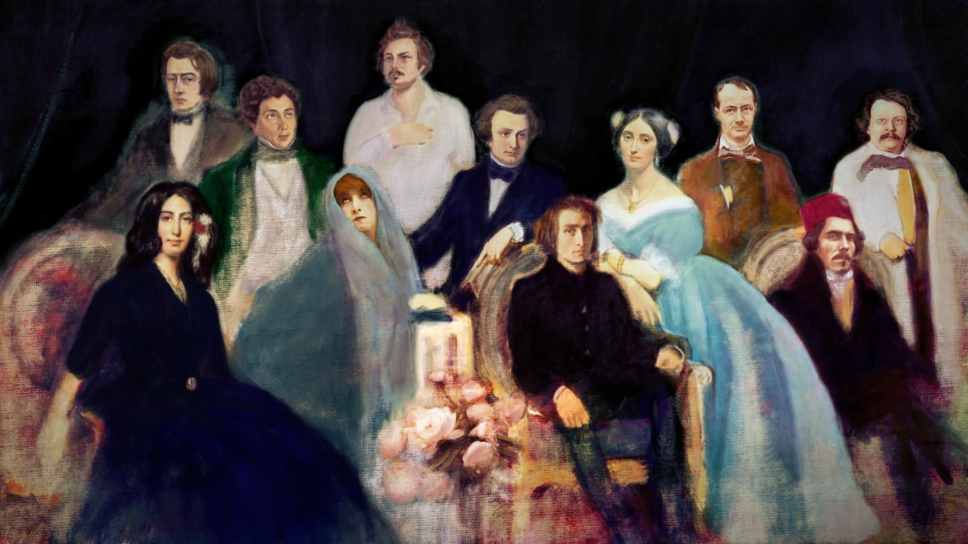 Backdrop for The Legends of Paris: A Tale of the 19th Century Artistic Scene