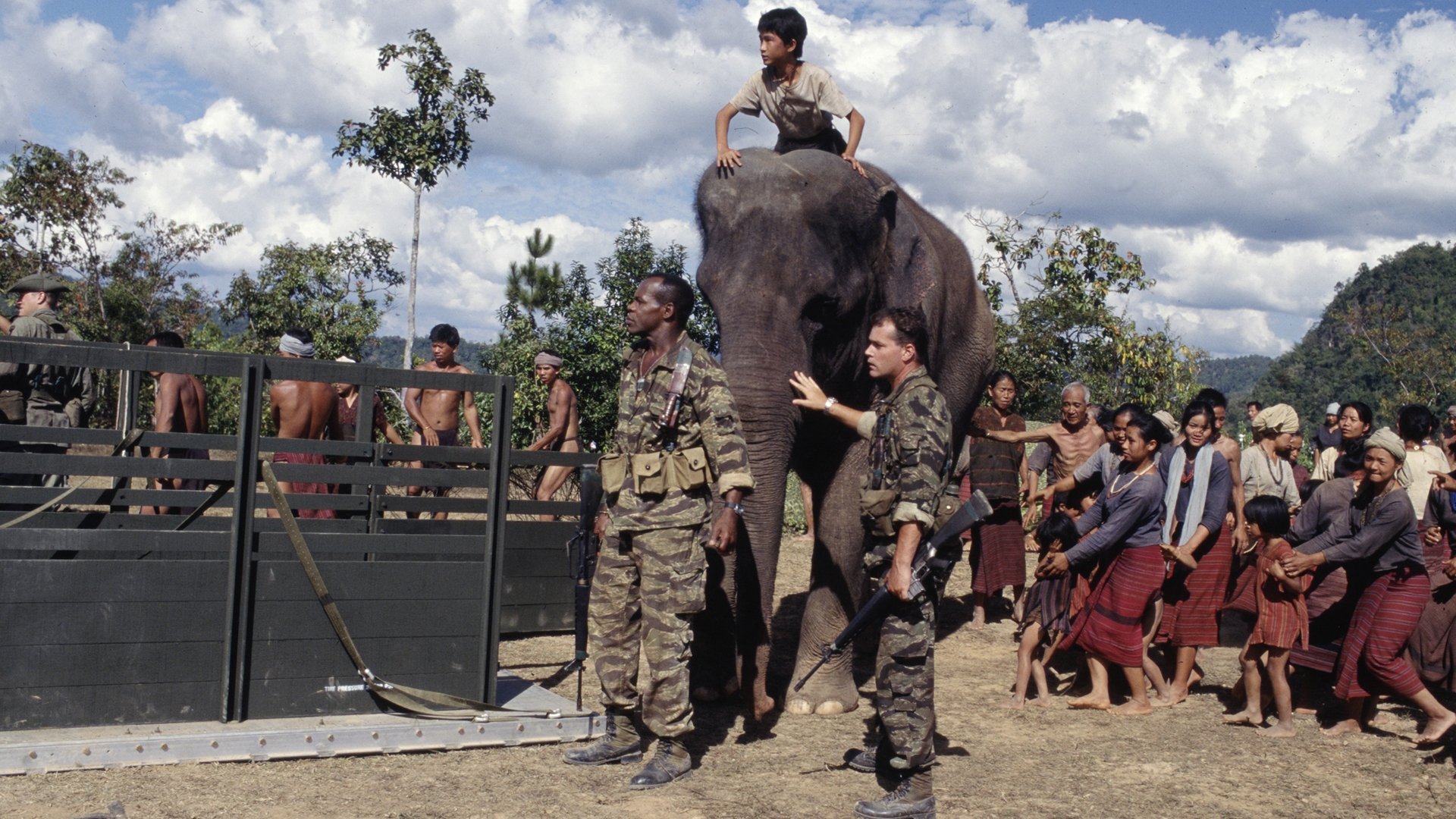 Backdrop for Operation Dumbo Drop