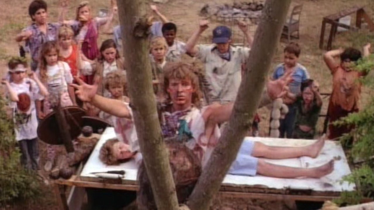 Backdrop for Beware: Children at Play