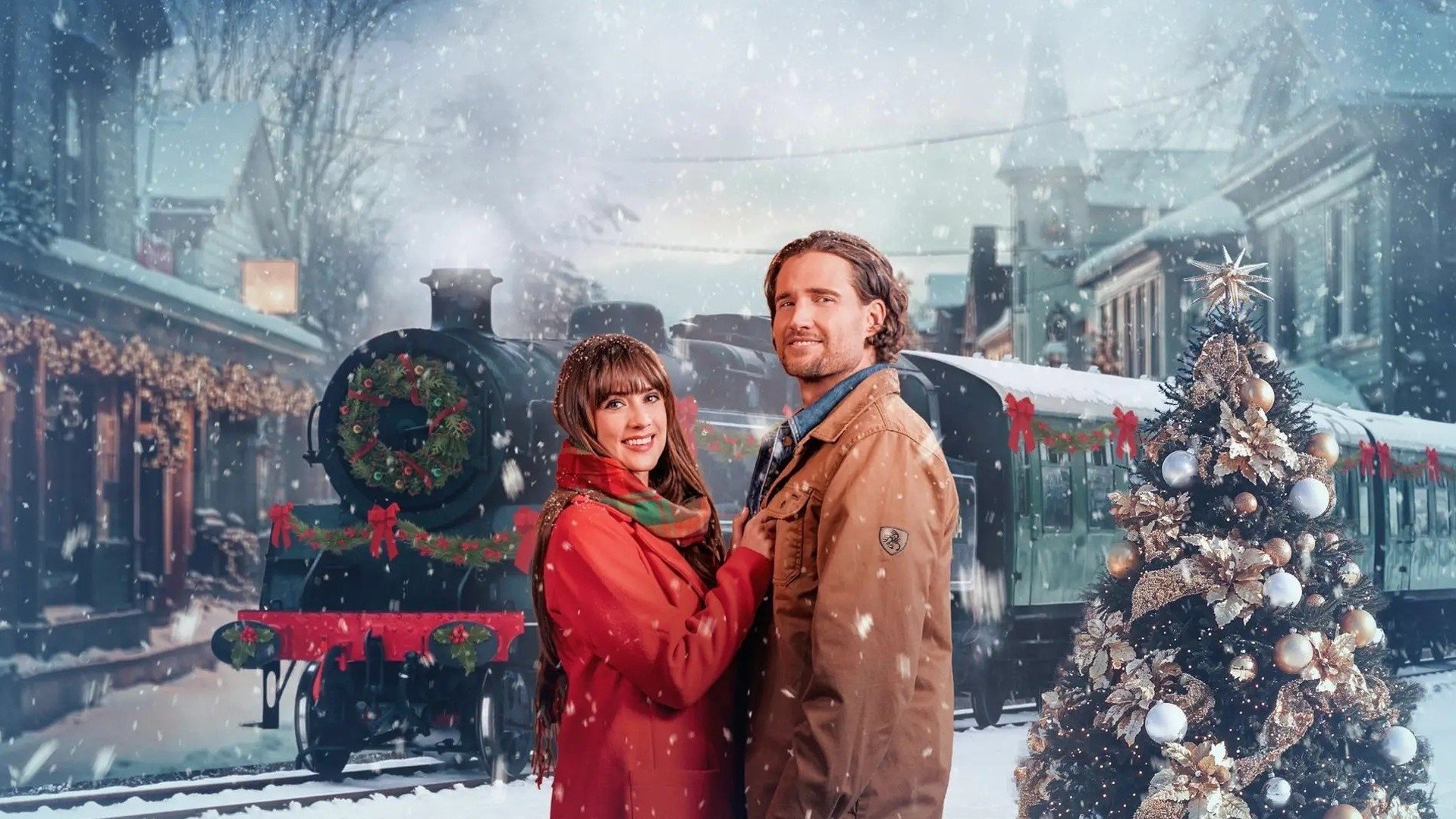 Backdrop for The Spirit of Christmas Station