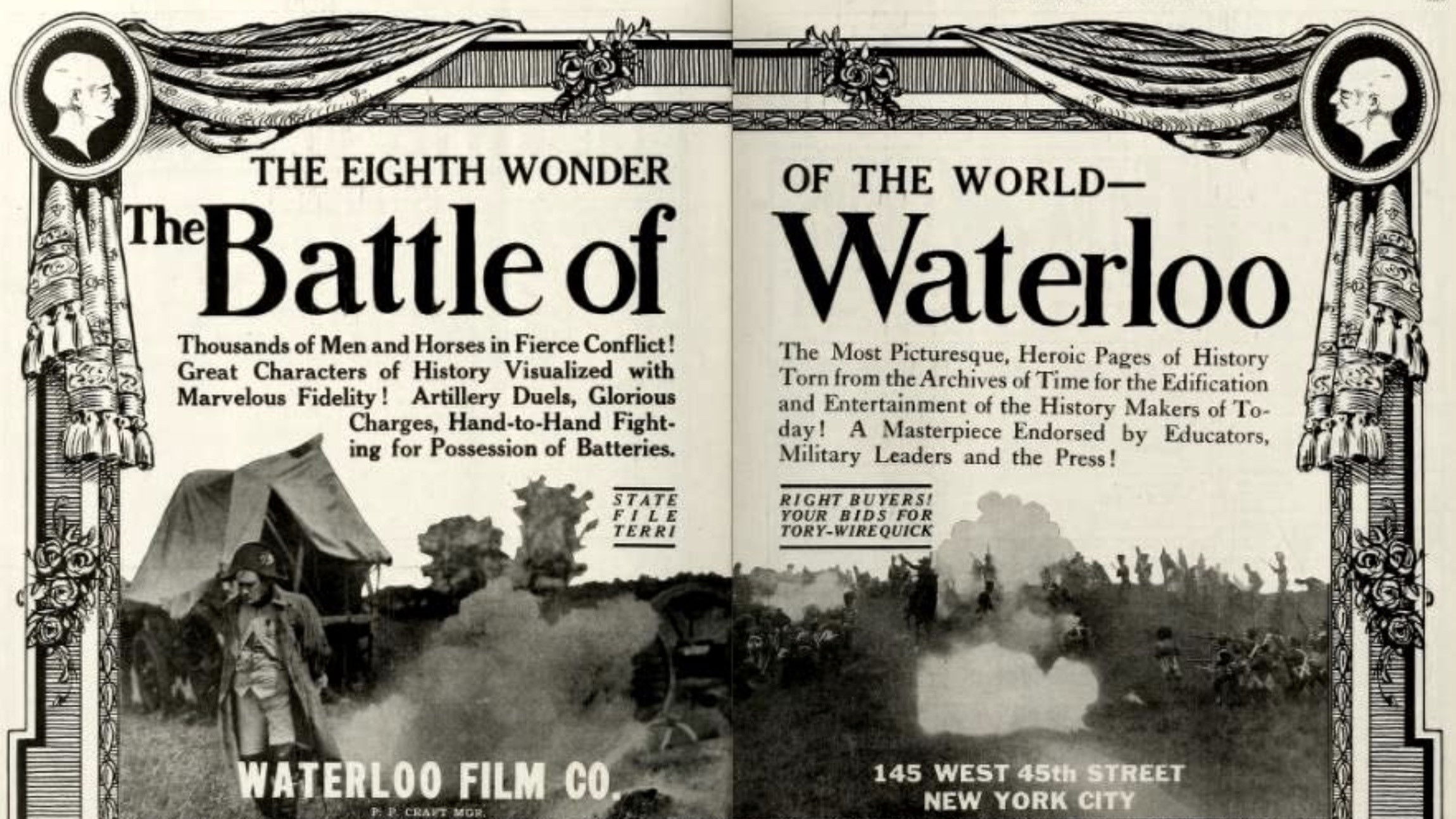 Backdrop for The Battle of Waterloo