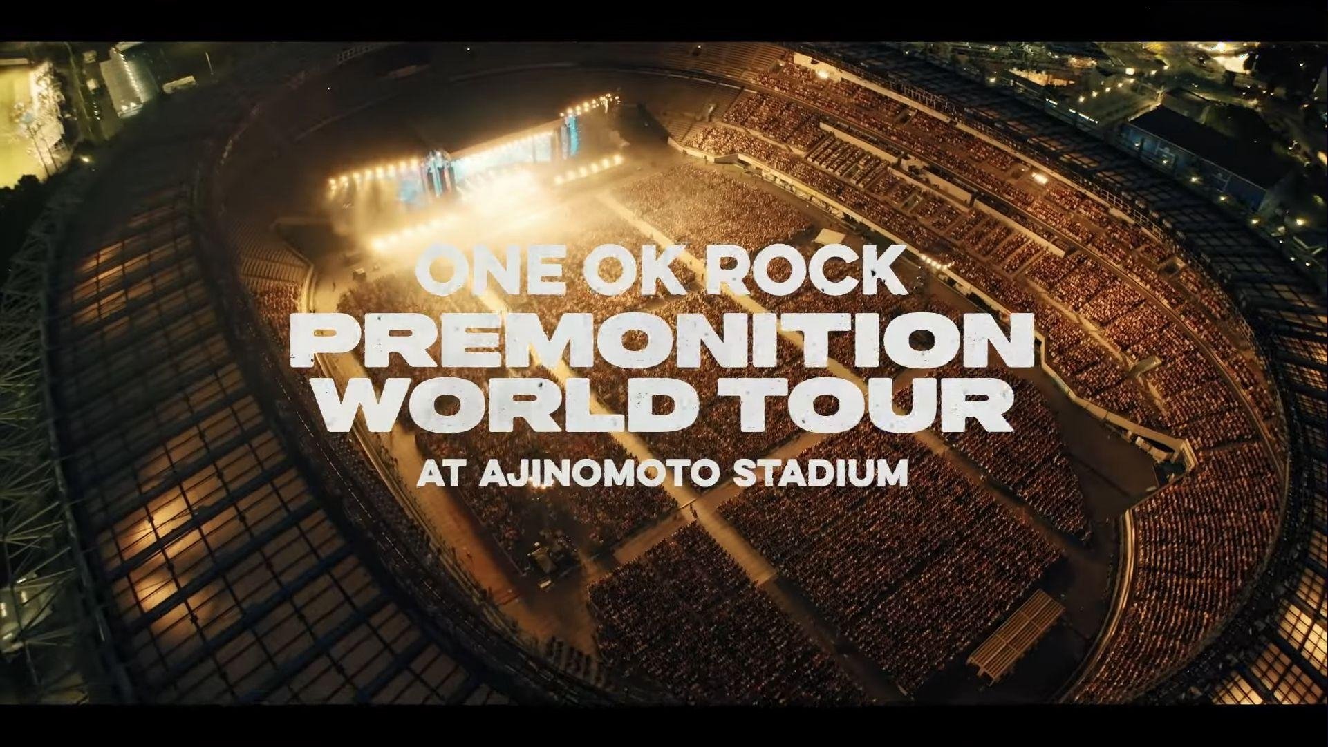 Backdrop for ONE OK ROCK 2024 PREMONITION WORLD TOUR at AJINOMOTO STADIUM