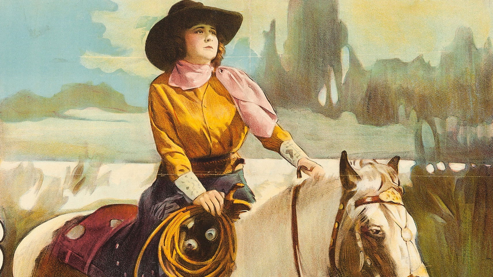 Backdrop for A Daughter of the West