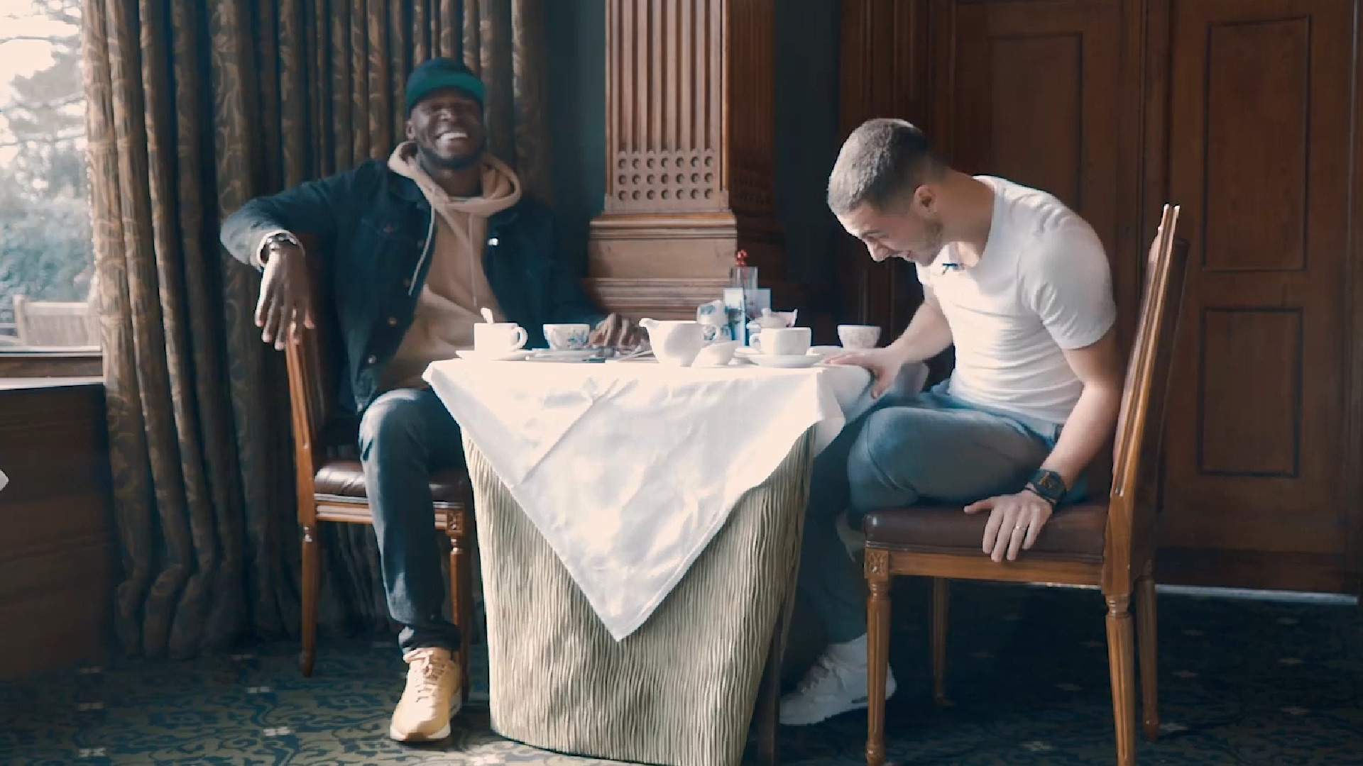 Backdrop for Hazard & Benteke: A Bromance