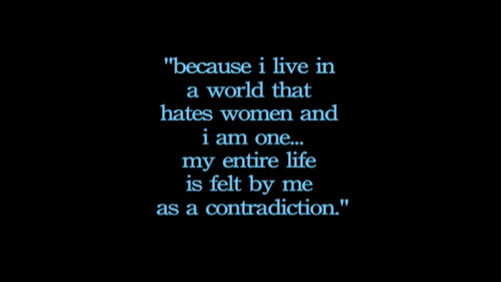 Backdrop for the post-feminist dissonance project