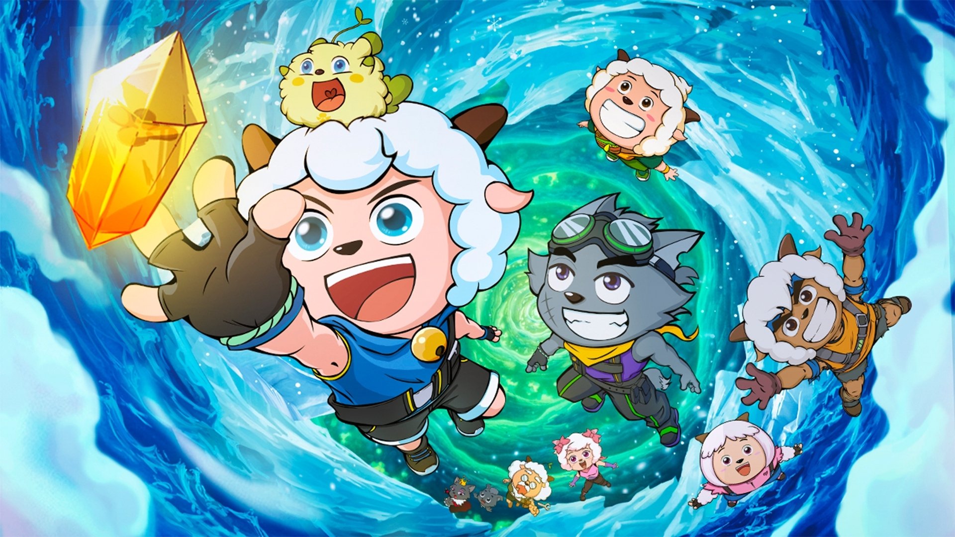 Backdrop for Pleasant Goat and Big Big Wolf: The World Guardians