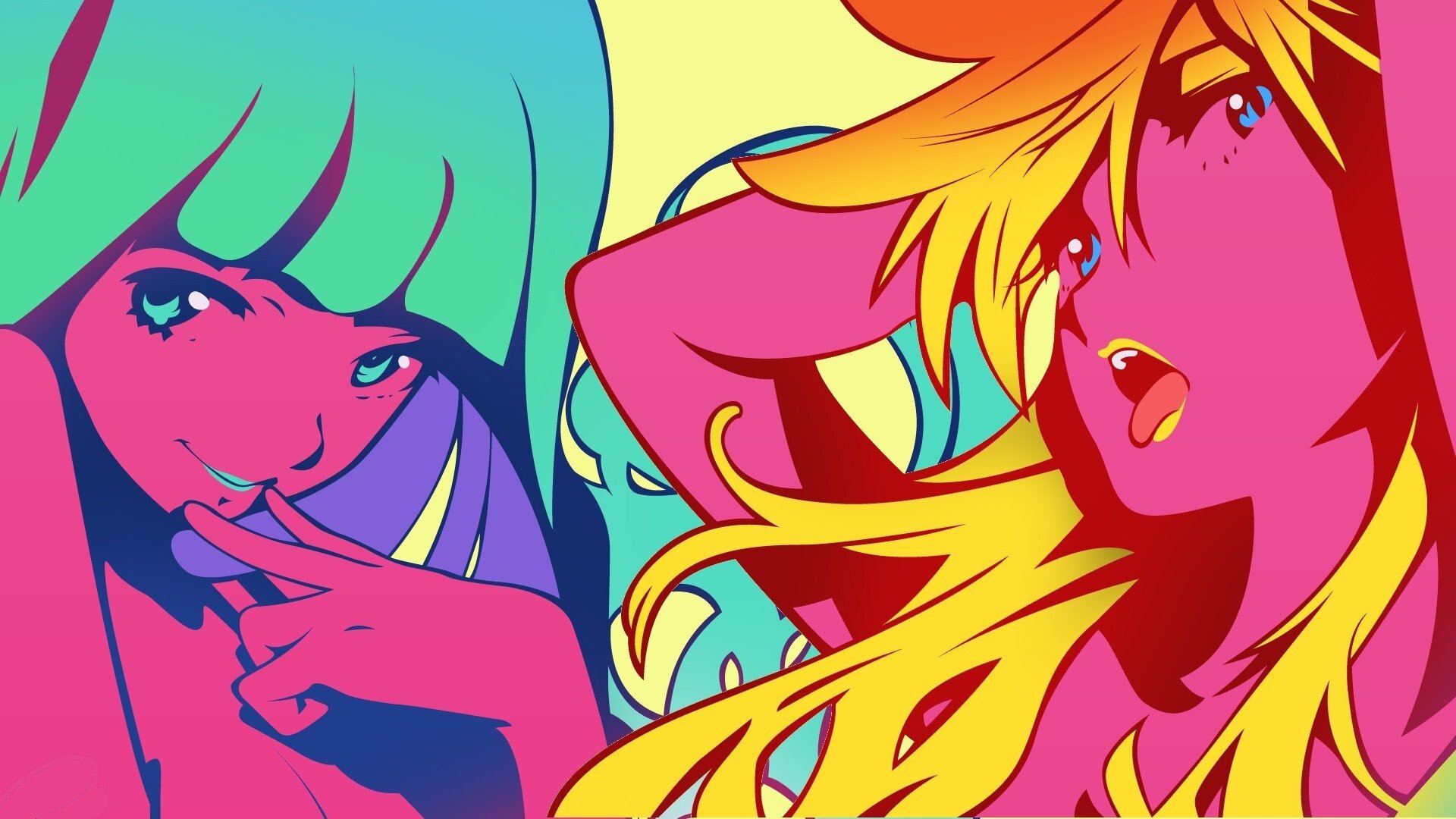 Backdrop for Panty & Stocking with Garterbelt
