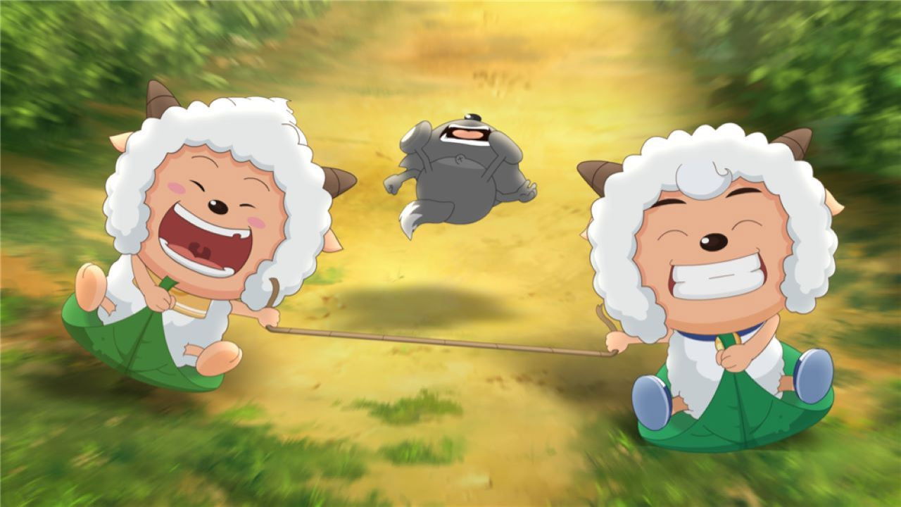 Backdrop for Pleasant Goat and Big Big Wolf Amazing Pleasant Goat