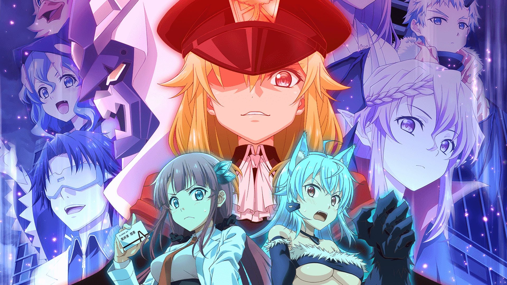 Backdrop for Miss Kuroitsu From the Monster Development Department