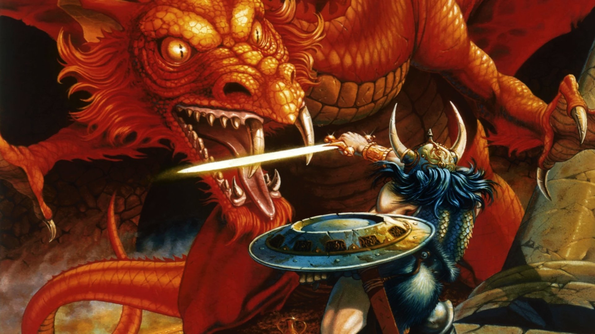 Backdrop for Eye of the Beholder: The Art of Dungeons & Dragons
