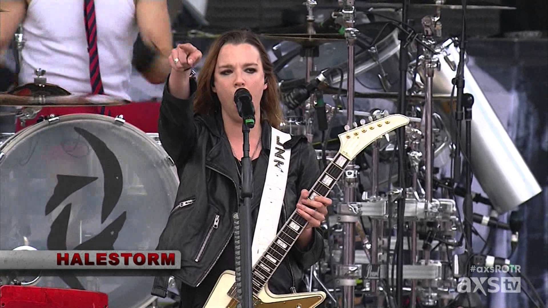 Backdrop for Halestorm - Rock on the Range Festival 2015