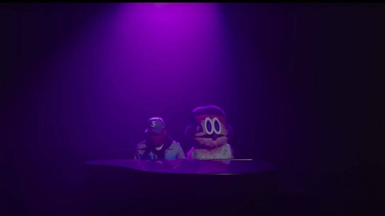 Backdrop for Chance the Rapper's Magnificent Coloring World