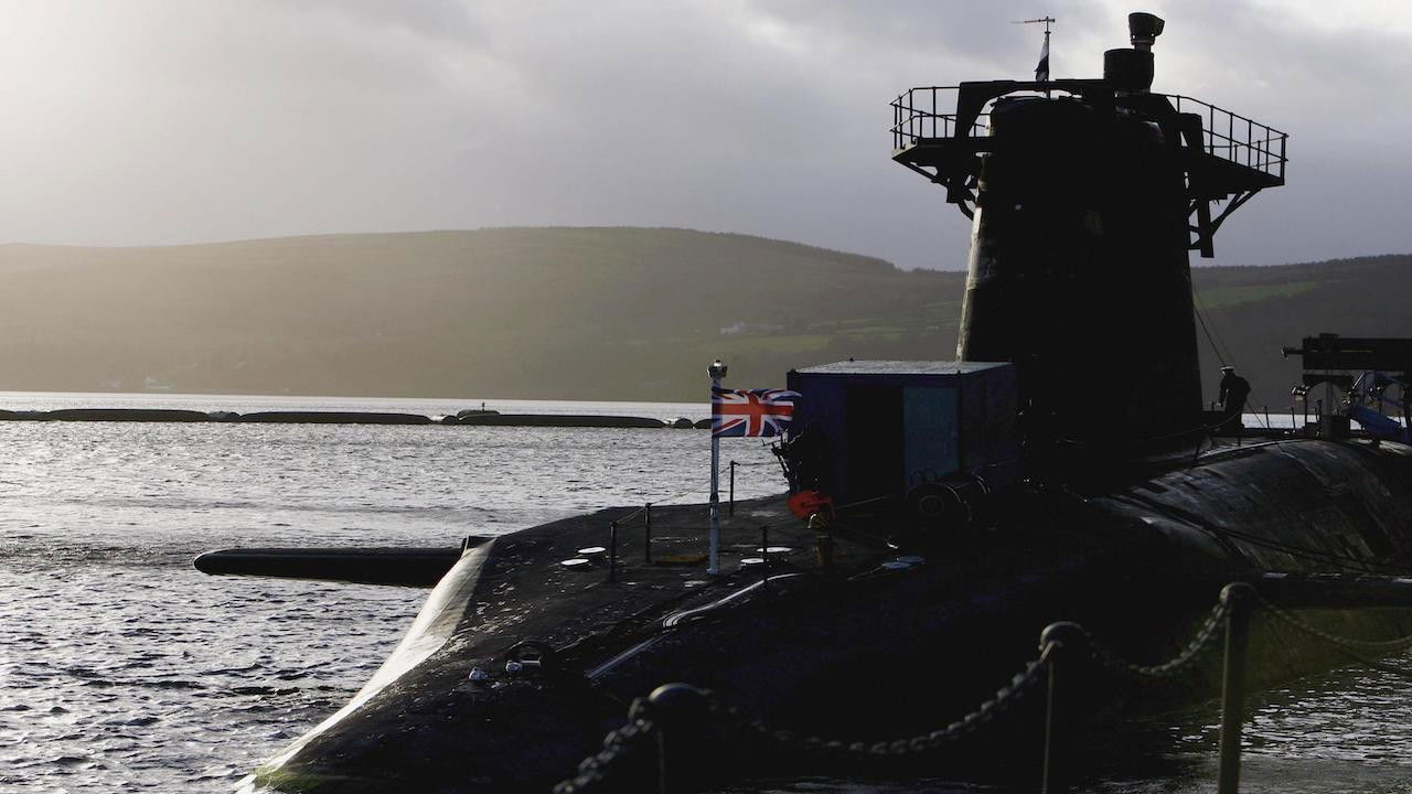 Backdrop for On Board Britain's Nuclear Submarine Trident