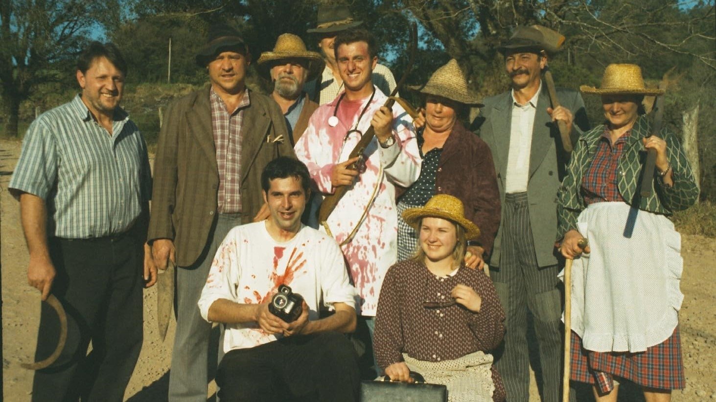 Backdrop for Mystery in the Colony