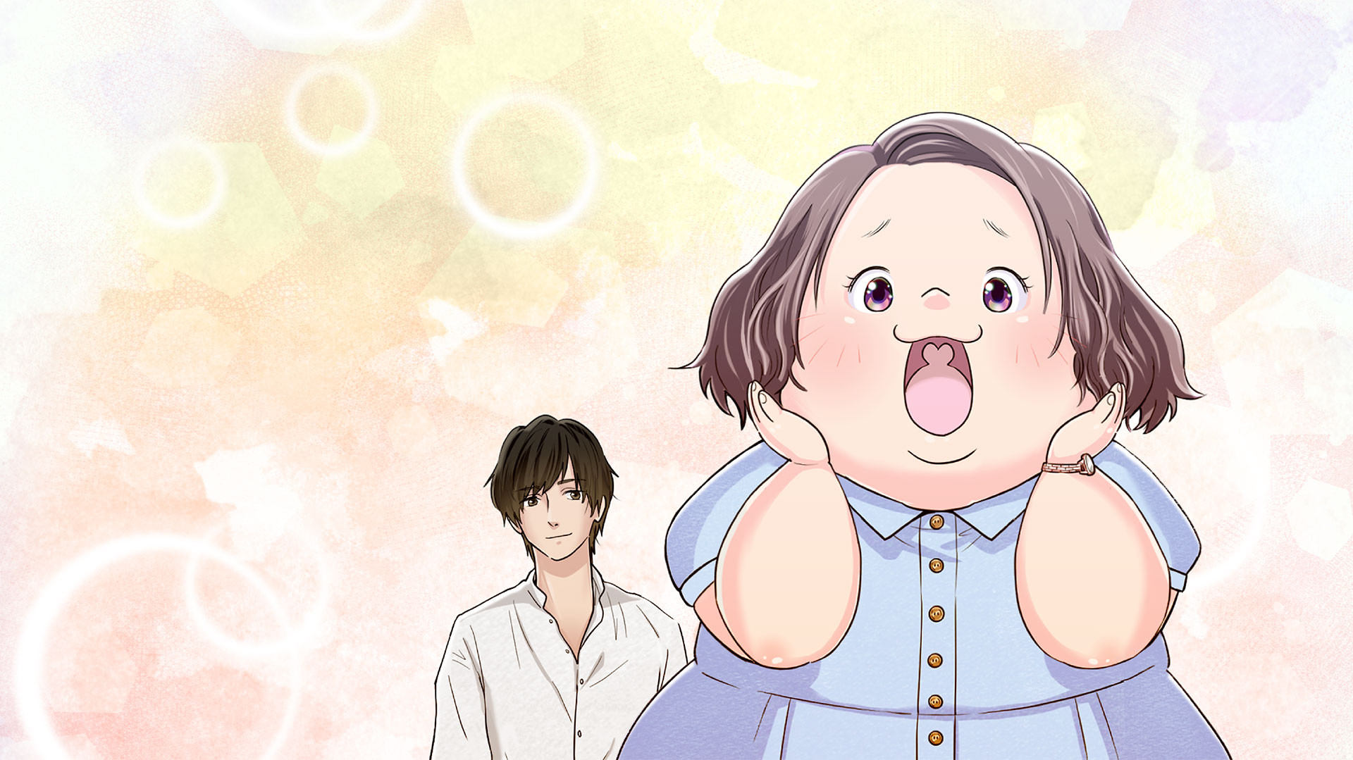 Backdrop for Chubby Girlfriend ＆ Pity Boyfriend