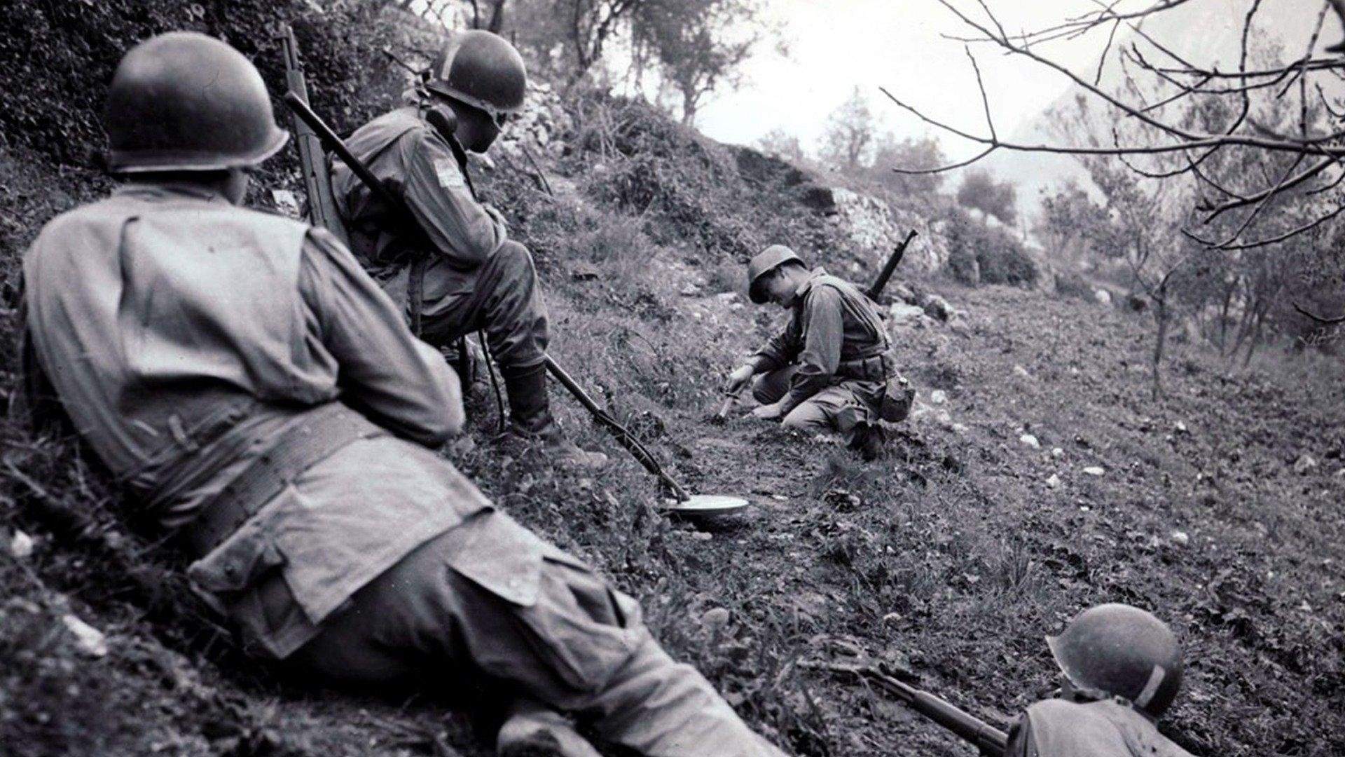 Backdrop for The Battle of San Pietro