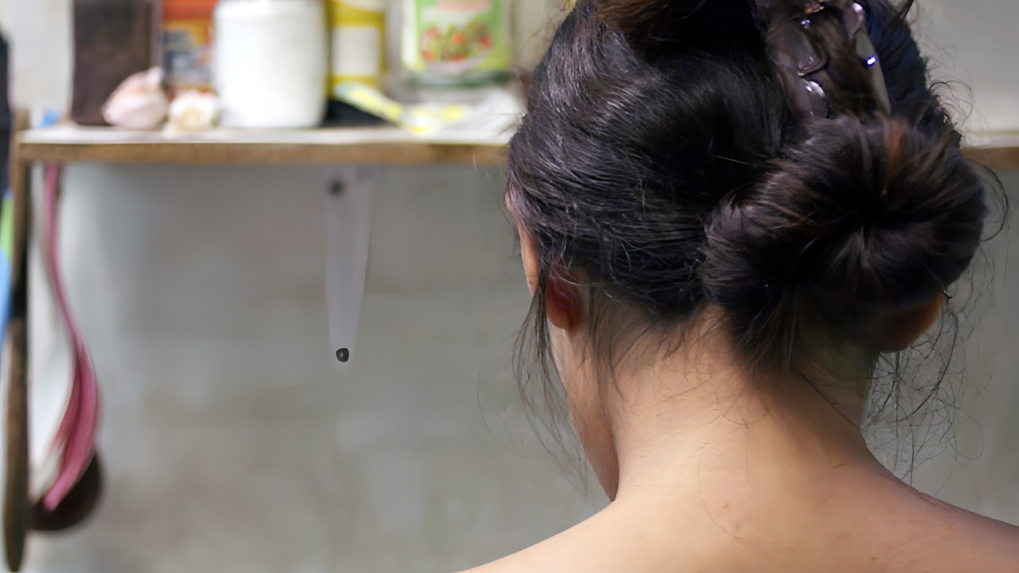 Backdrop for Outside, the world falls upon me