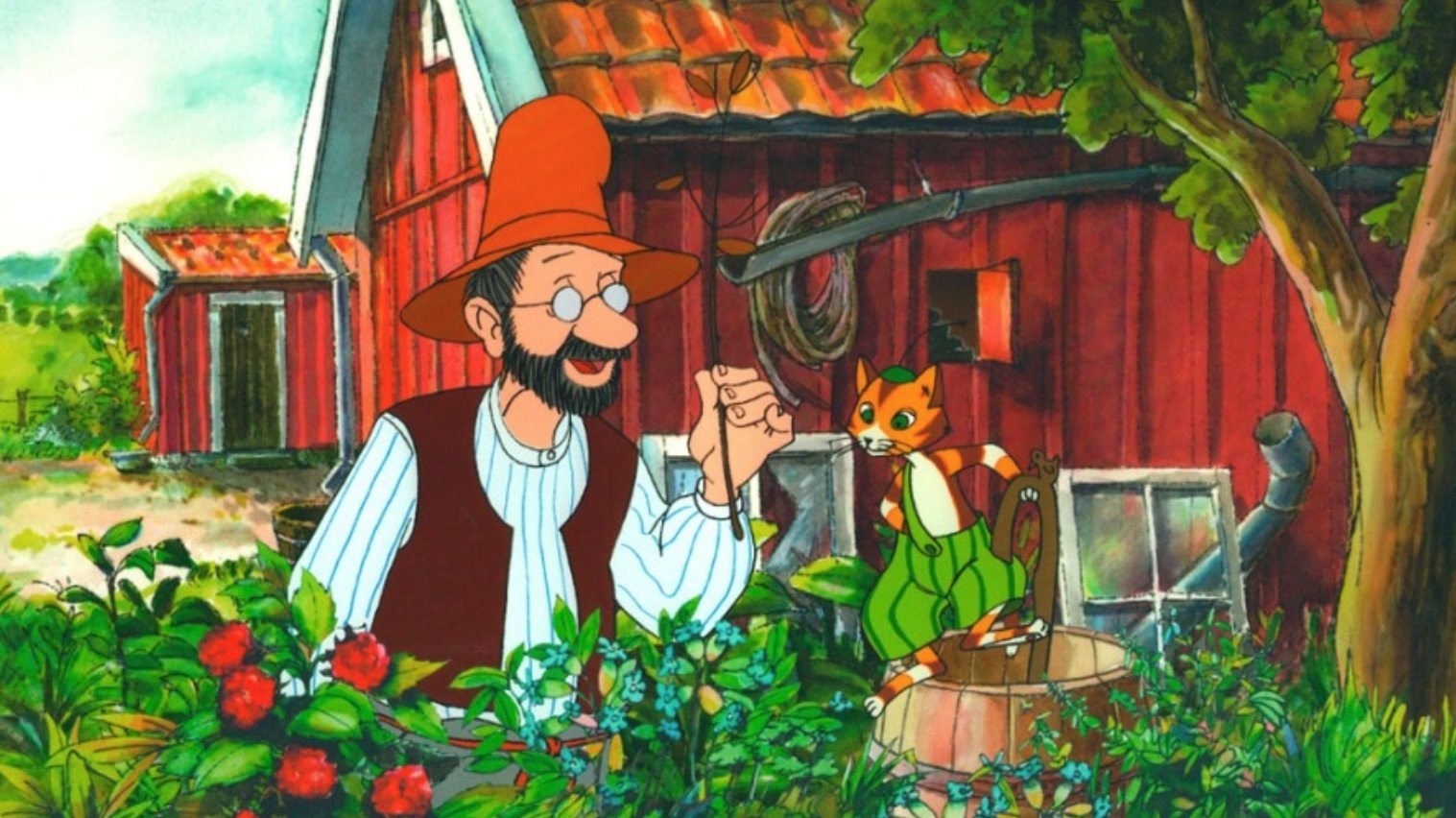 Backdrop for Pettersson and Findus