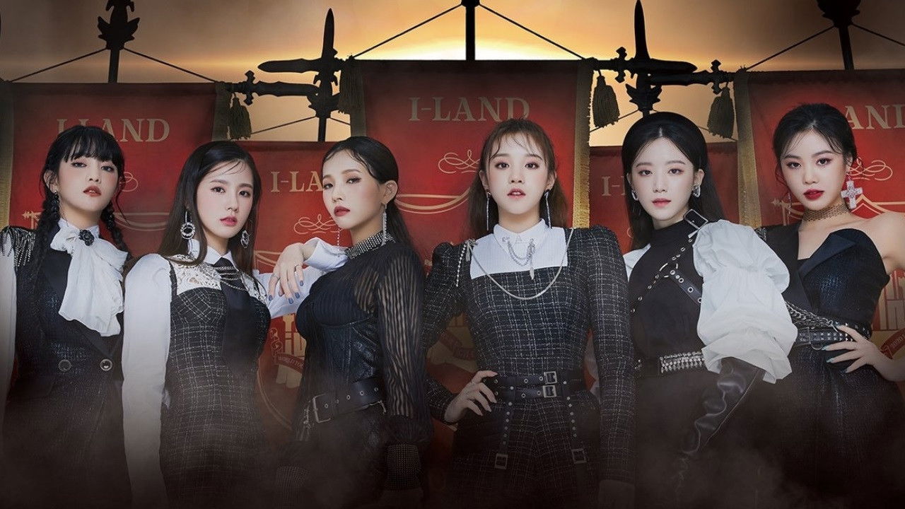 Backdrop for 2020 (G)I-DLE Online Concert 'I-Land : Who Am I'